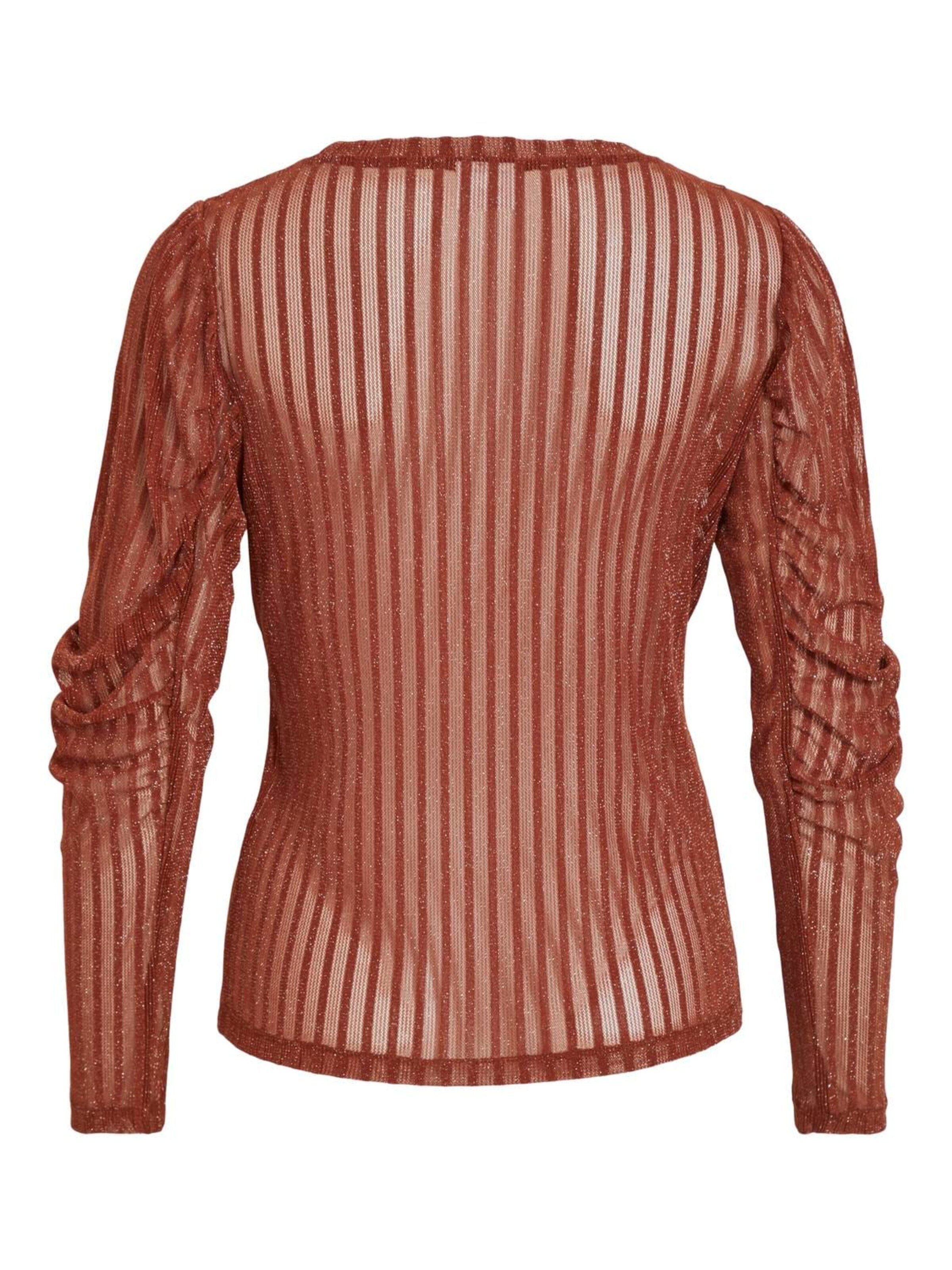 VILA Shirt in Brown
