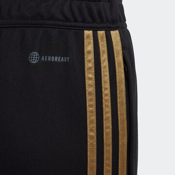 ADIDAS PERFORMANCE Tapered Workout Pants in Black