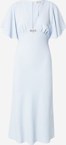 Robe de cocktail Elisabetta Franchi en bleu : devant