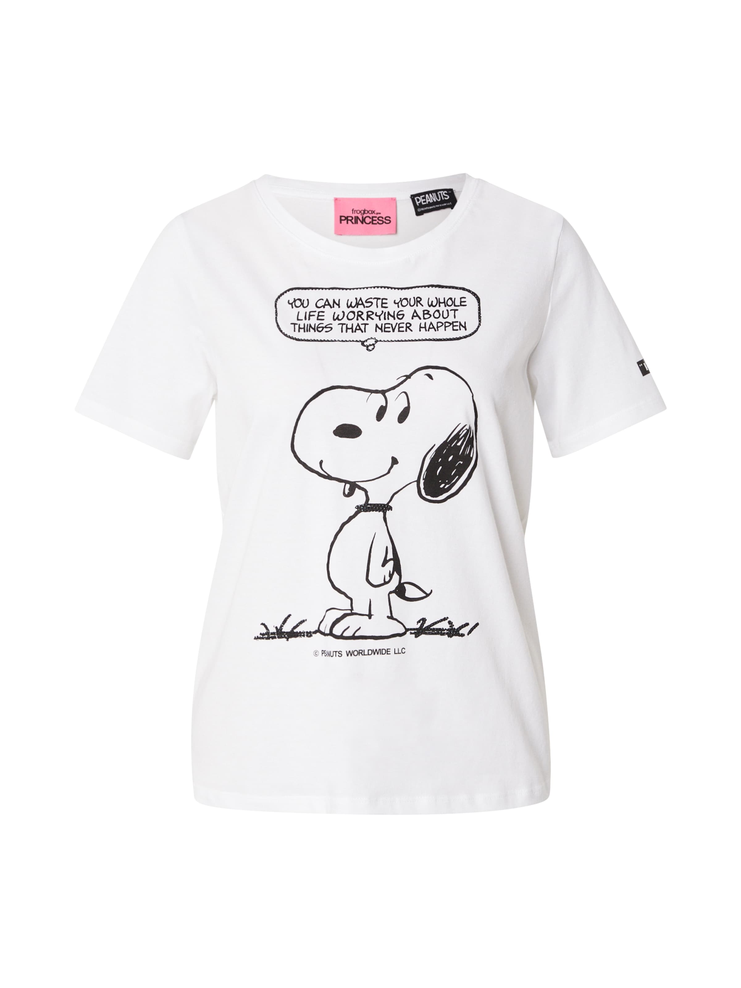 PRINCESS GOES HOLLYWOOD Póló 'Snoopy' - fehér: elől