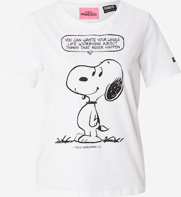 PRINCESS GOES HOLLYWOOD Koszulka 'Snoopy' w kolorze biały: przód