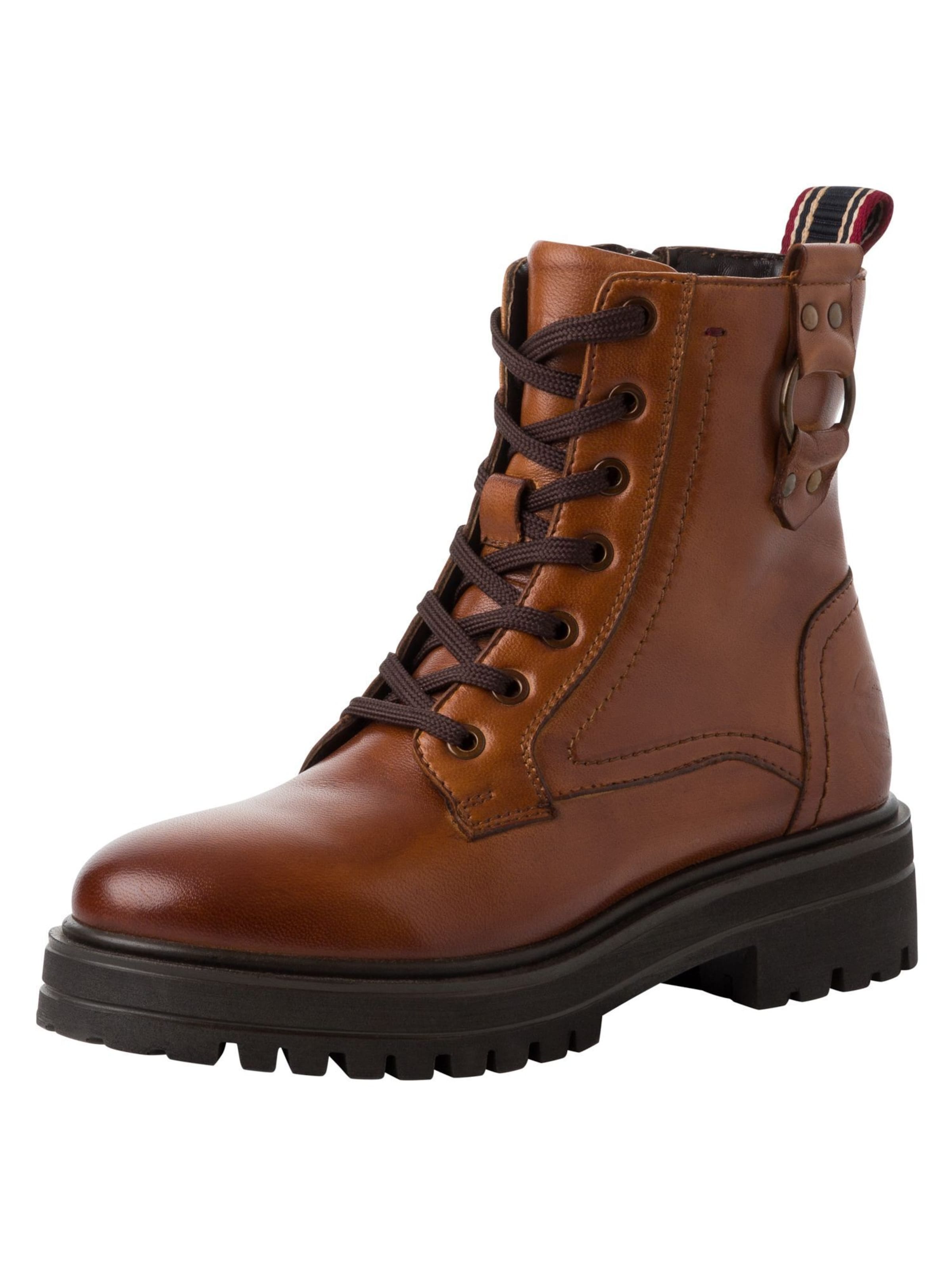 Bottines à lacets s.Oliver en marron : devant