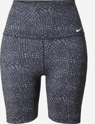 Skinny Pantalon de sport NIKE en gris : devant