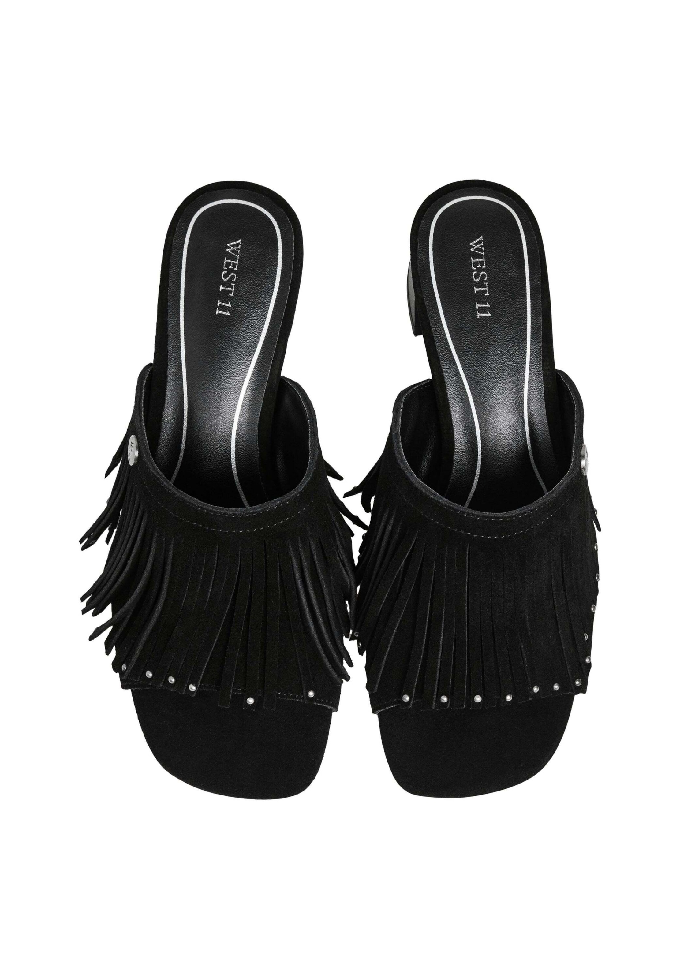 Pepe Jeans - Zapatos abiertos 'W 11 Carine Fringes ' en negro