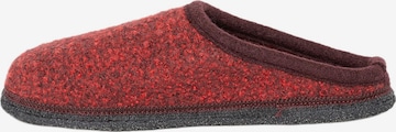 Gottstein Slippers 'Wool Venture' in Red: front