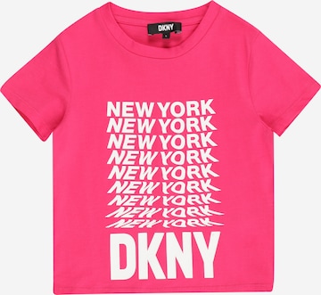 T-Shirt DKNY en rose : devant