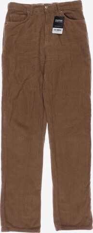 Reformation Pants in S in Brown: front
