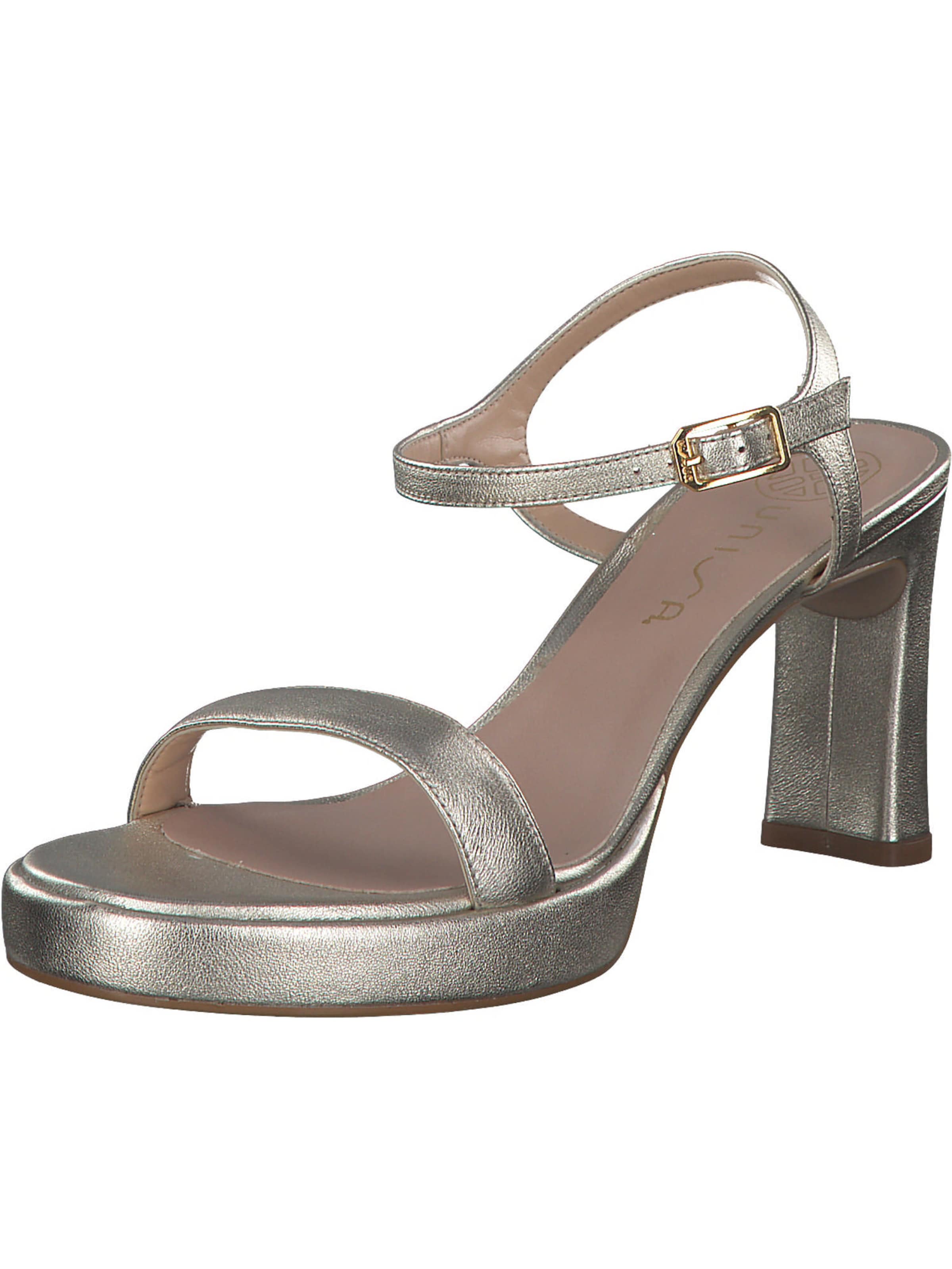 UNISA Sandalen met riem 'Soro' in Goud: voorkant