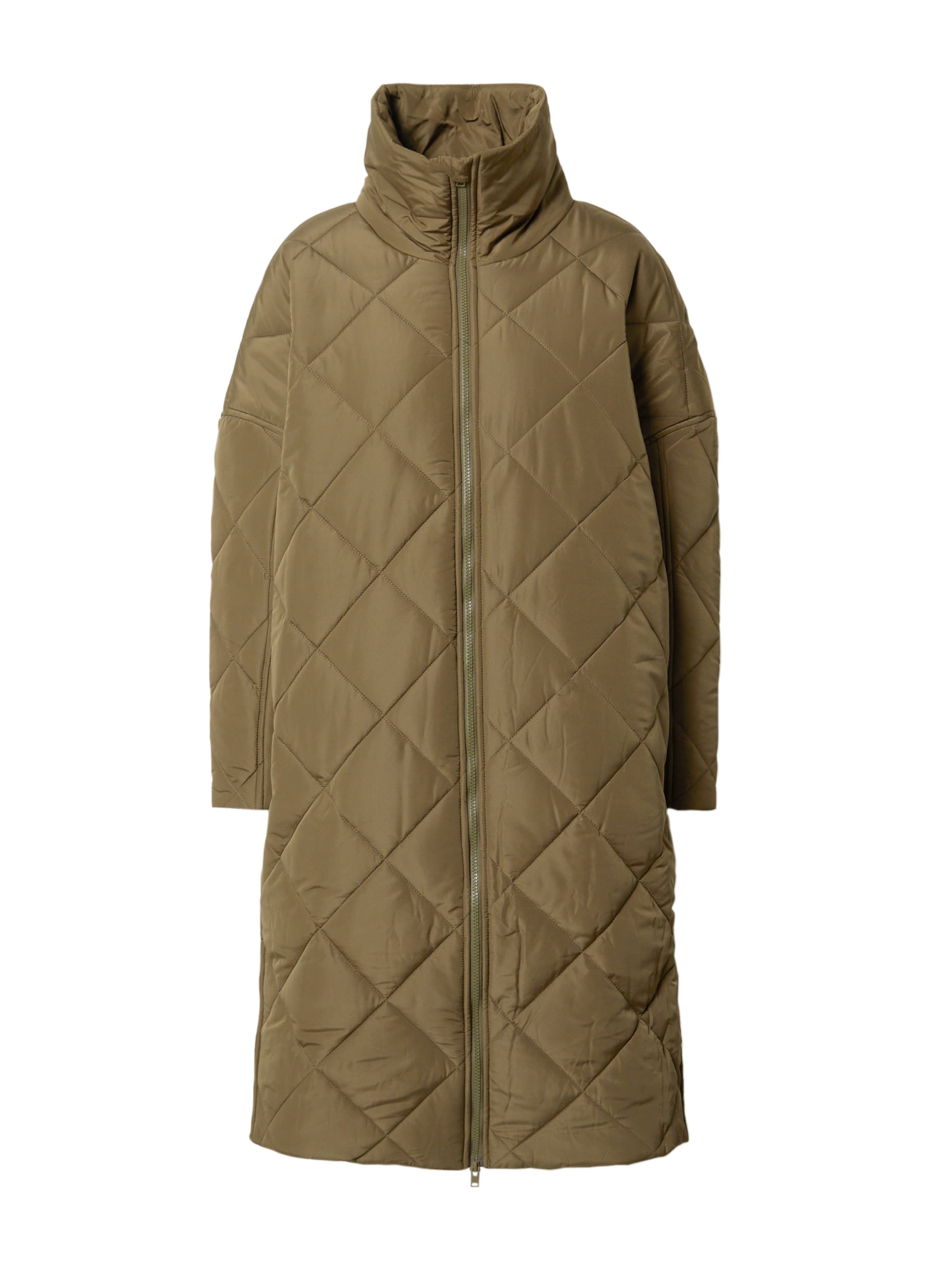 NORR Between-Seasons Coat 'Alma' in Green: front