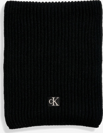 Calvin Klein Jeans Scarf in Black: front