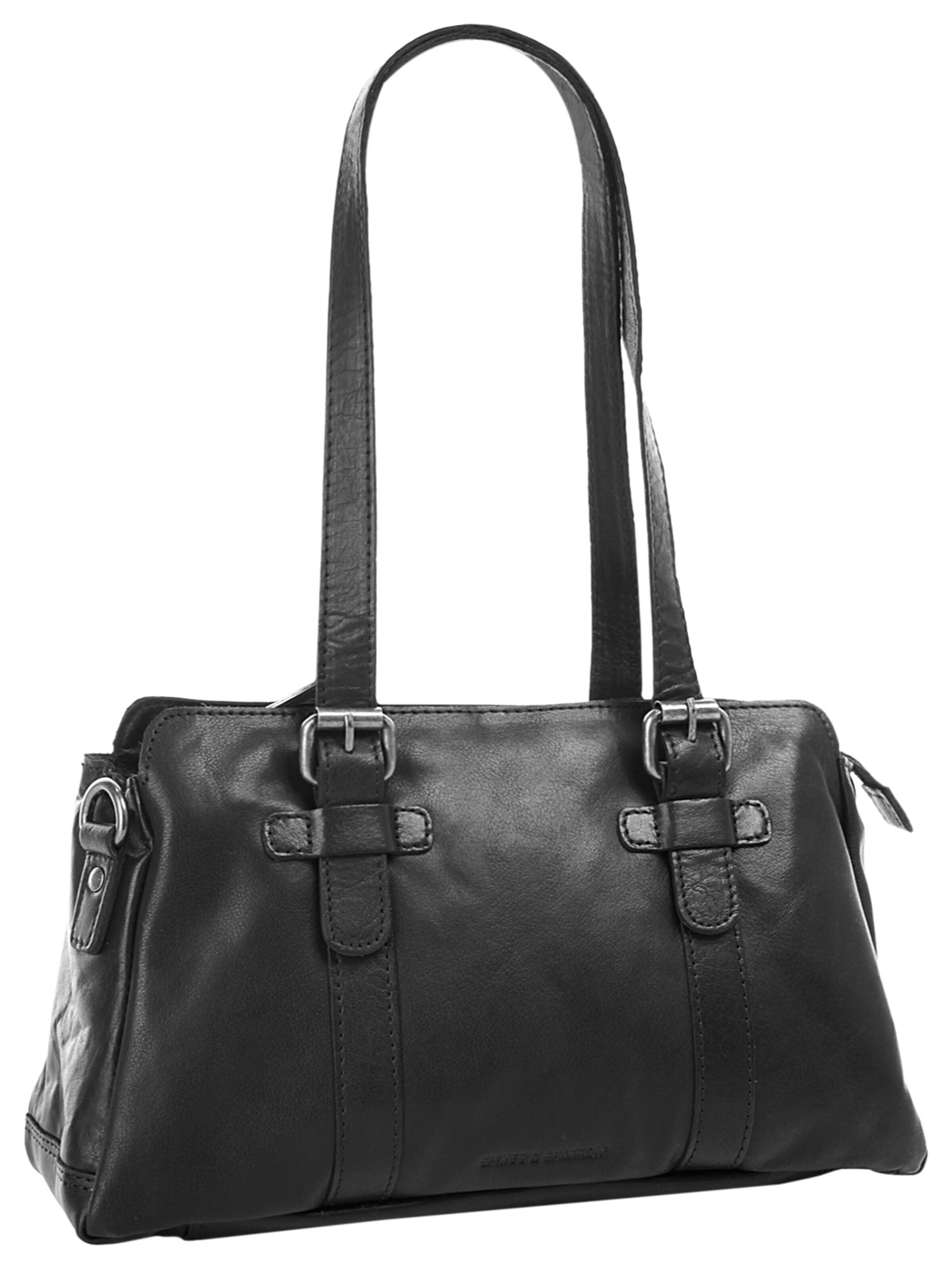 Spikes & Sparrow Handtas in Zwart