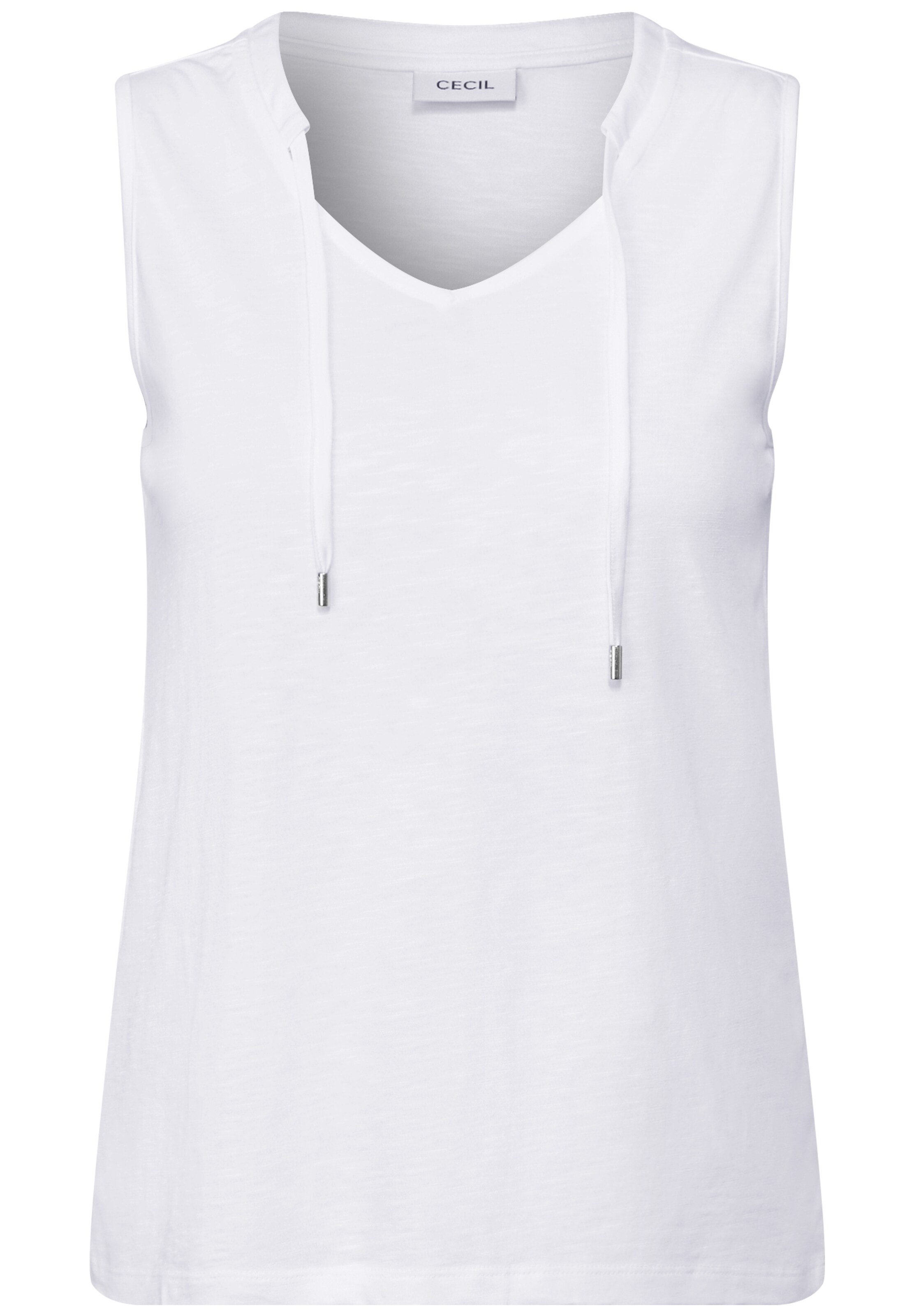 CECIL Top in White: front
