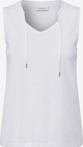 CECIL Top in White: front