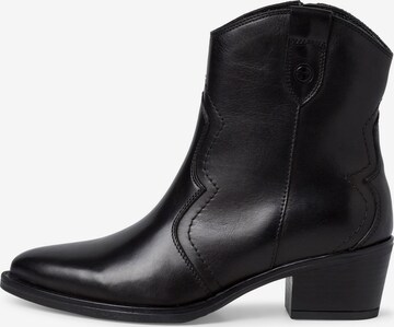 TAMARIS Cowboy Boots in Black