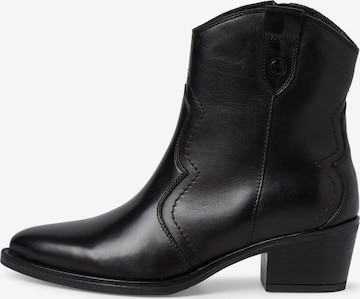 TAMARIS Cowboy Boots in Black