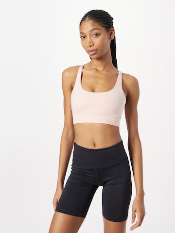 Hey Honey - Soutien Bustier Soutien de desporto 'Criss' em laranja: frente