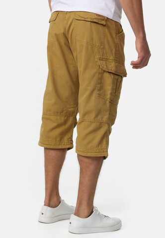 INDICODE JEANS Regular Cargo trousers 'Nicolas' in Brown
