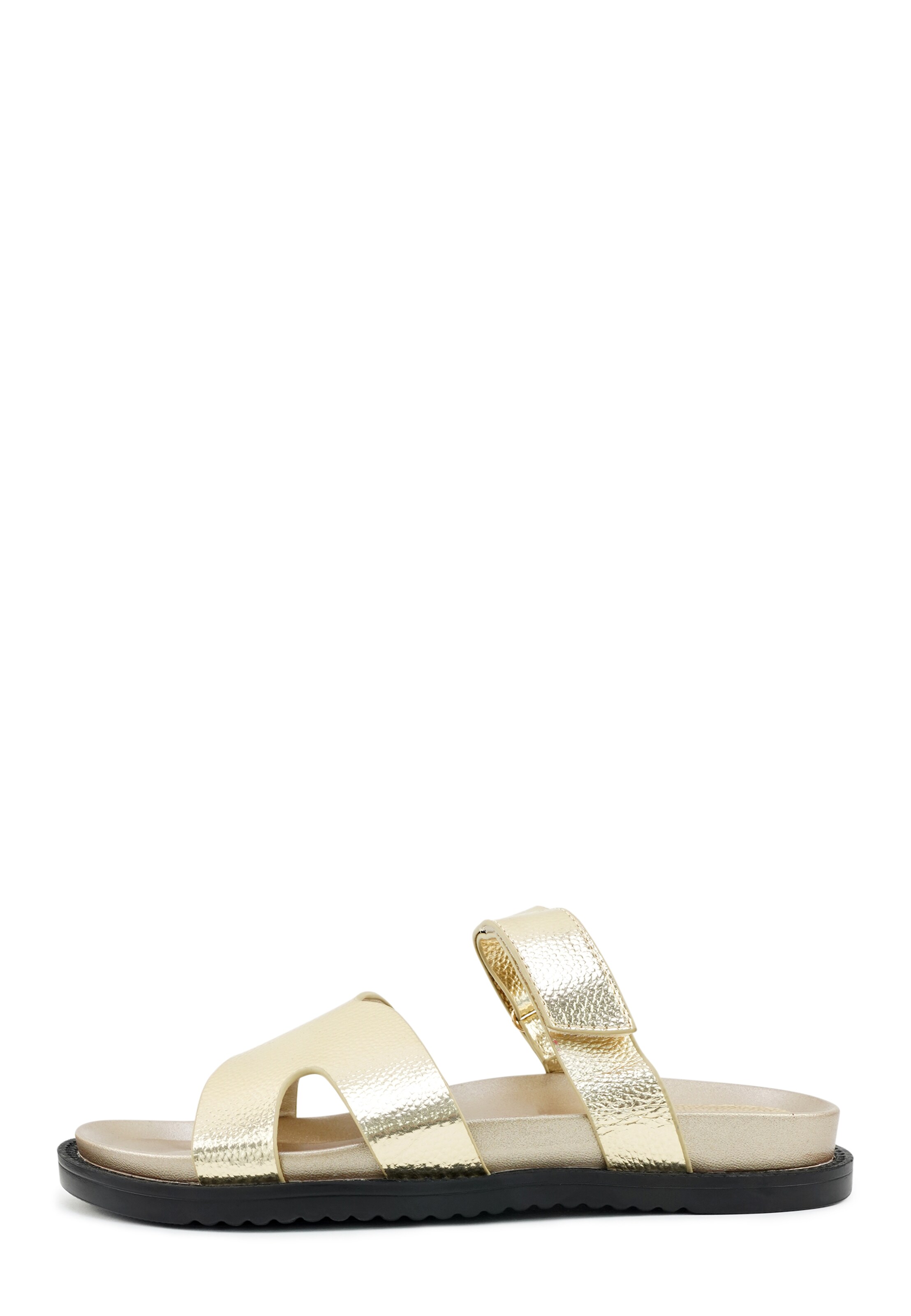 Findlay Pantolette 'DRIES' in Gold: Vorderseite