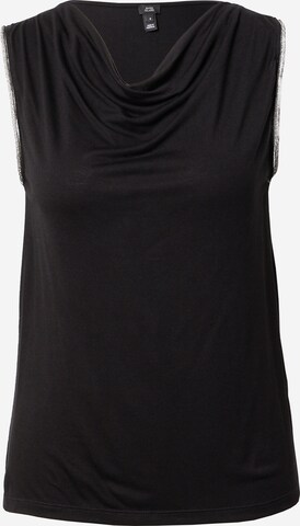 River Island - Camiseta en negro: frente