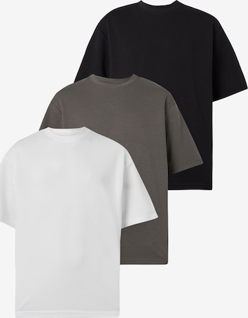 SELECTED Koszulka 'SLHLOSCAR' w kolorze szary: przód