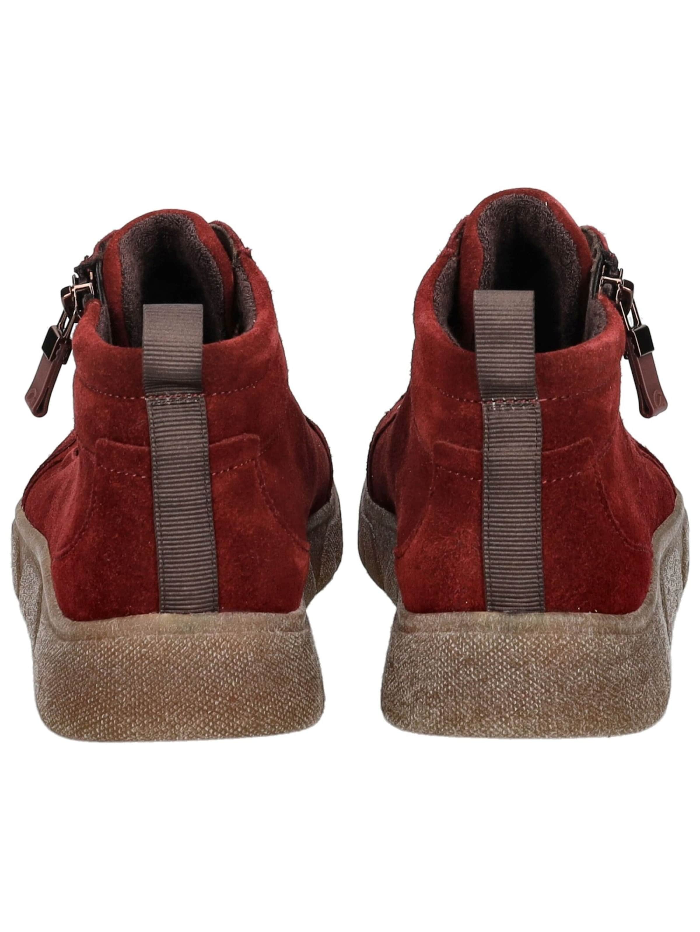 ARA Sneakers hoog 'Rom' in Rood