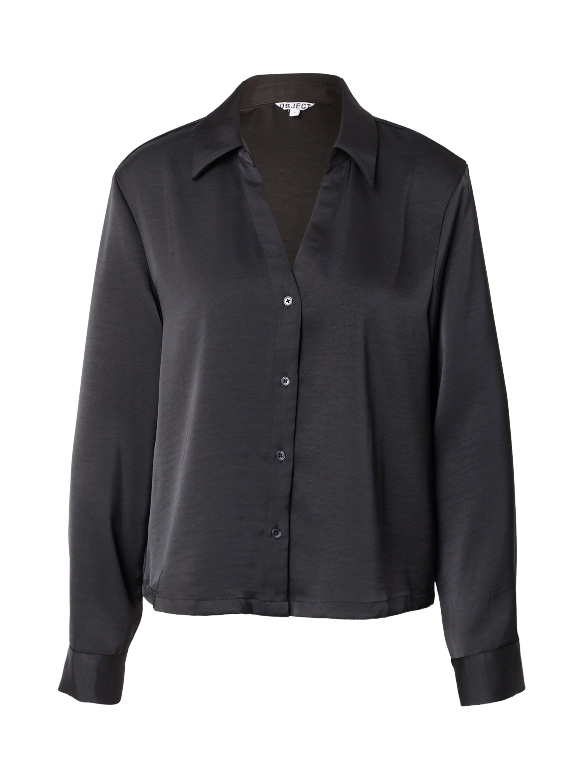 OBJECT Блуза 'OBJCHILLI' в черно: отпред