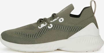 Sneaker bassa 'Willow' di Boggi Milano in verde: frontale