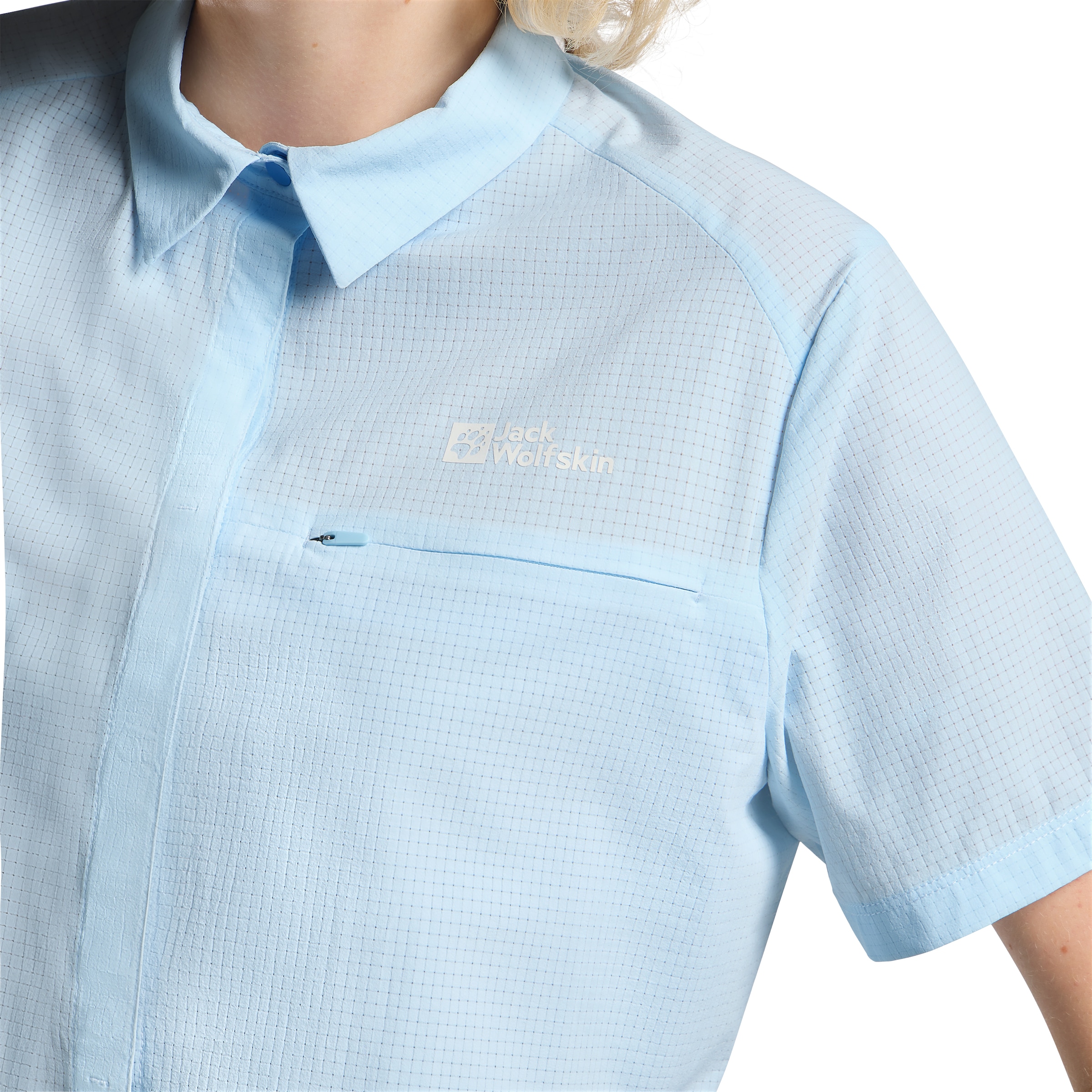 JACK WOLFSKIN Funktionsbluse in Blau