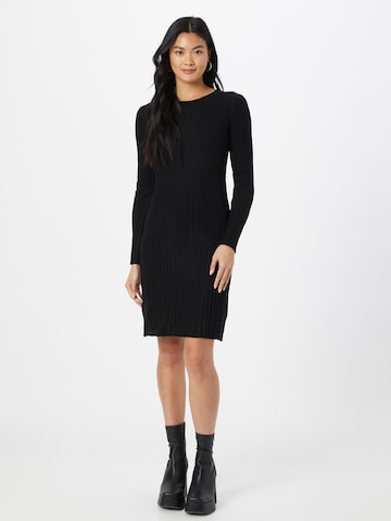 Sofie Schnoor Knitted dress in Black: front