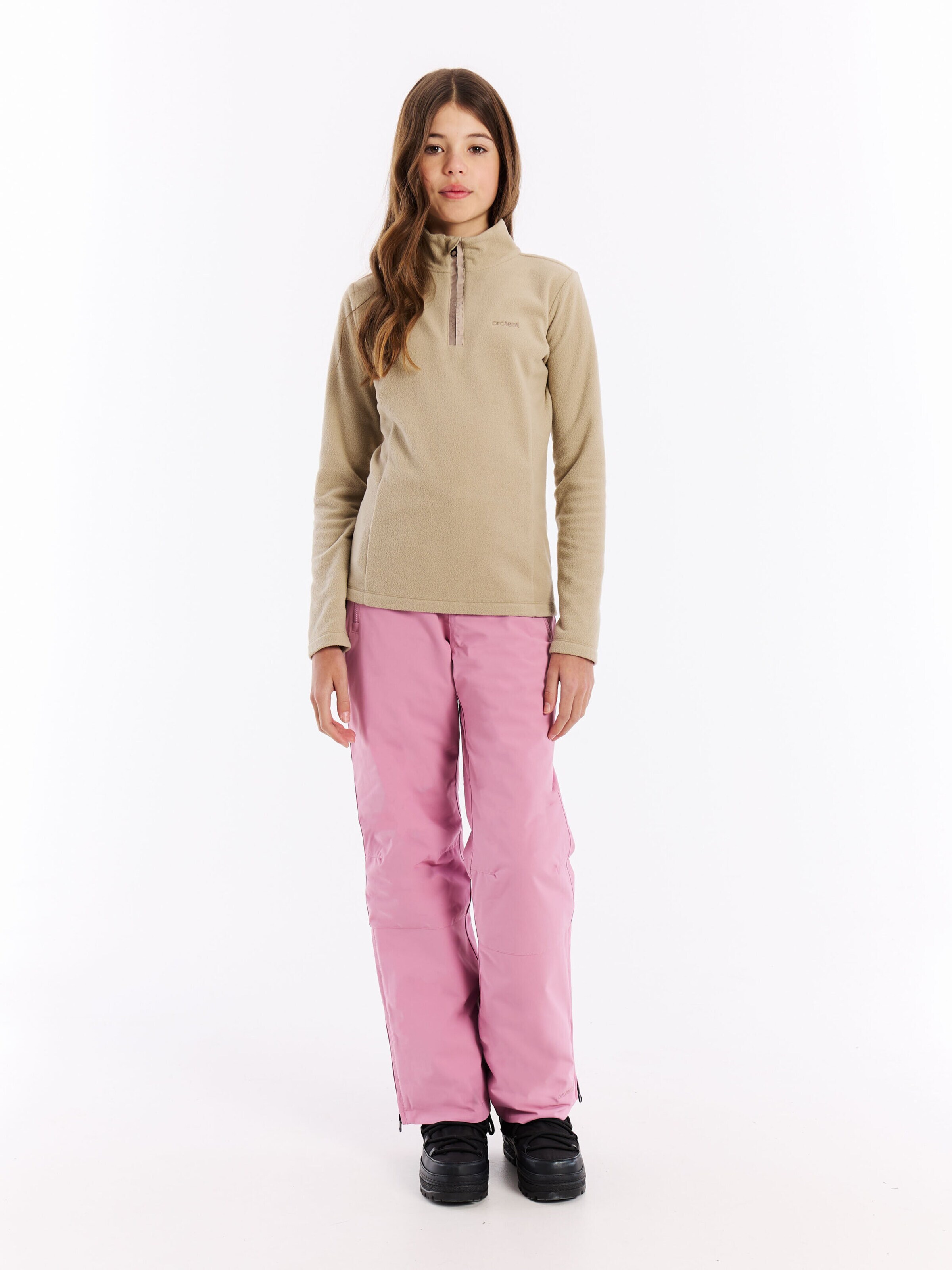 PROTEST Sportief sweatshirt 'Remutey JR' in Bruin