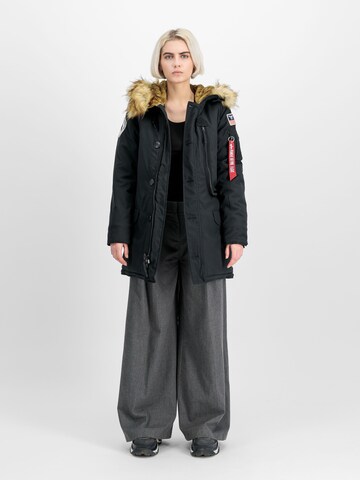 ALPHA INDUSTRIES Winter Jacket 'Polar' in Black