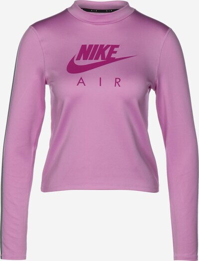 NIKE T-shirt fonctionnel 'Air' en gris / mauve / baie, Vue avec produit