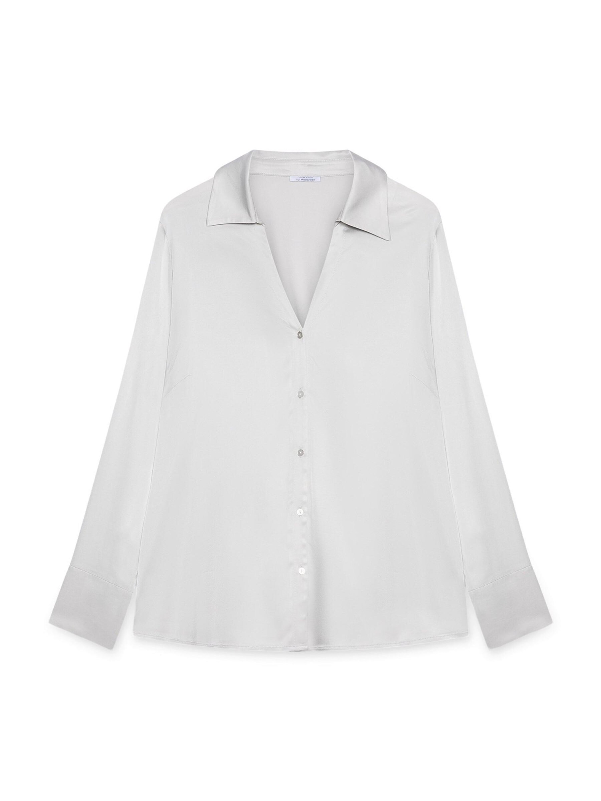 Fiorella Rubino Bluse‌‌‌‌ in Grau: Vorderseite