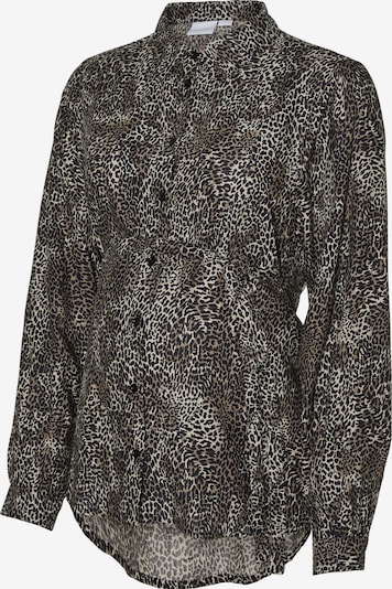 Camicia da donna 'CHERRY' MAMALICIOUS di colore beige / talpa / nero, Visualizzazione prodotti