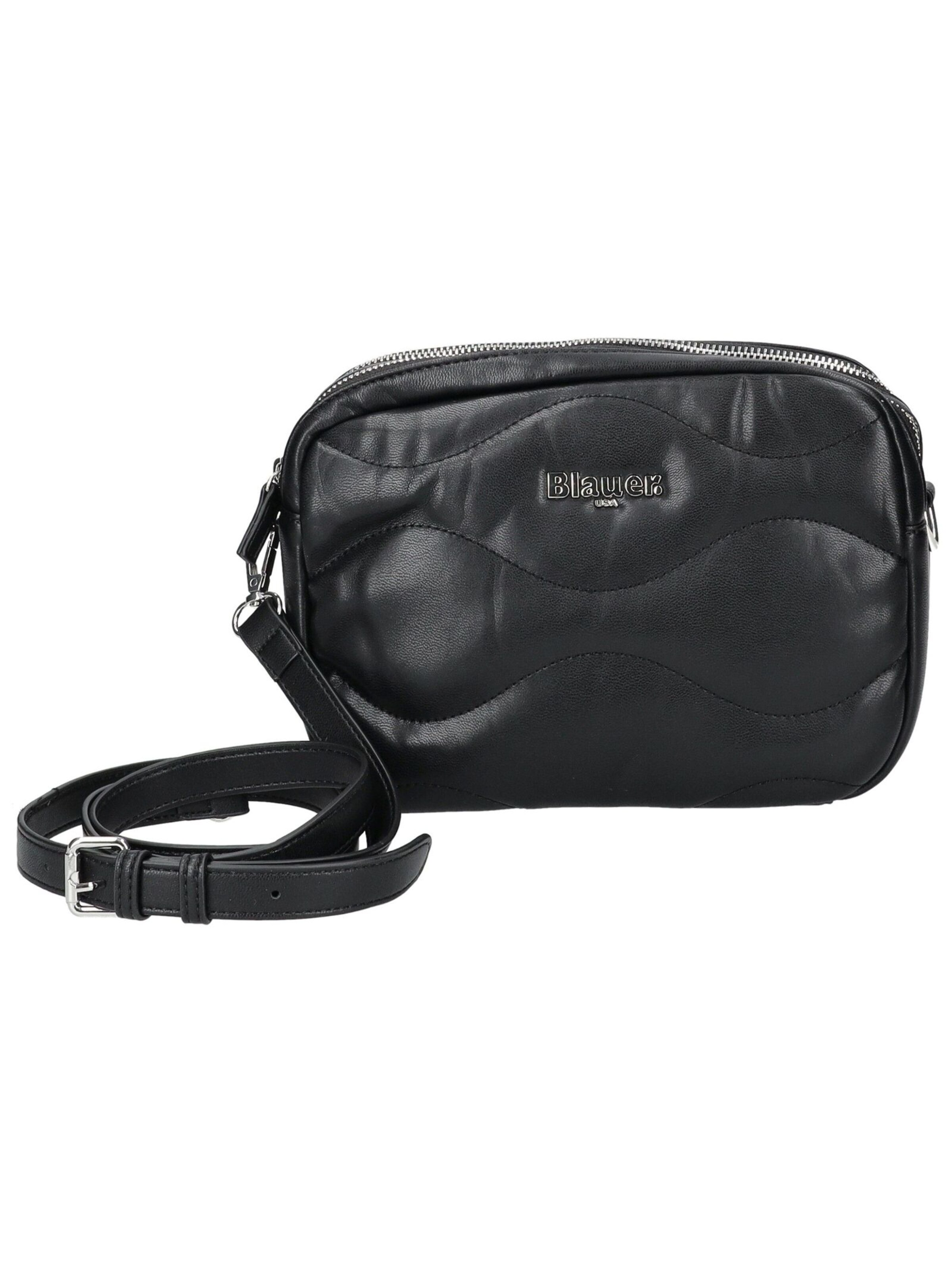 Blauer.USA Umhängetasche in Schwarz: Vorderseite