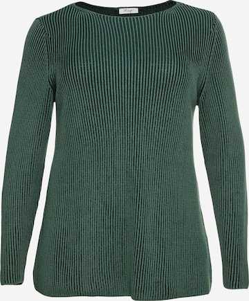 SHEEGO Sweater in Green: front