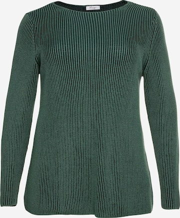 Pull-over SHEEGO en vert : devant