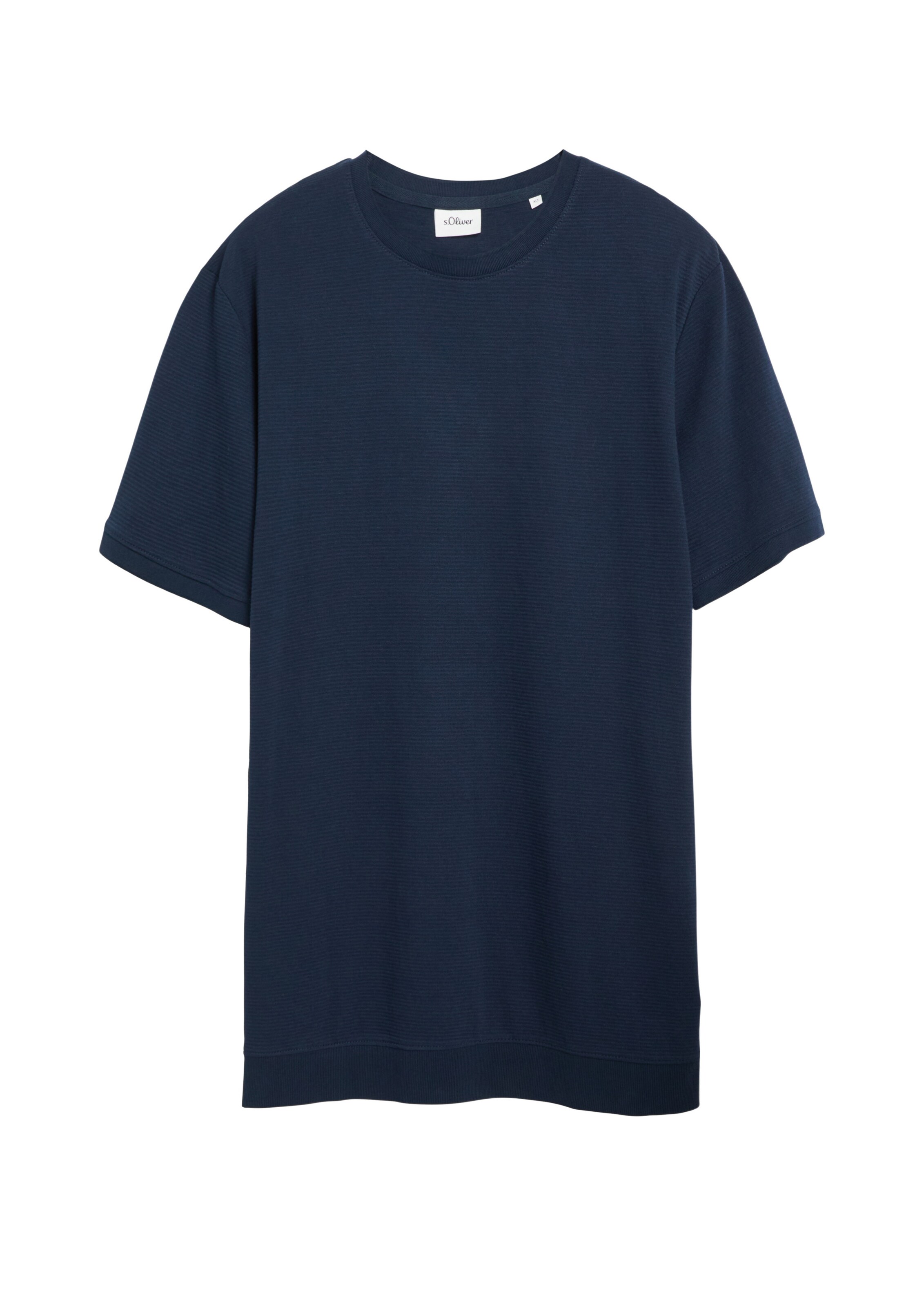 s.Oliver Men Tall Sizes Shirt in Blue: front