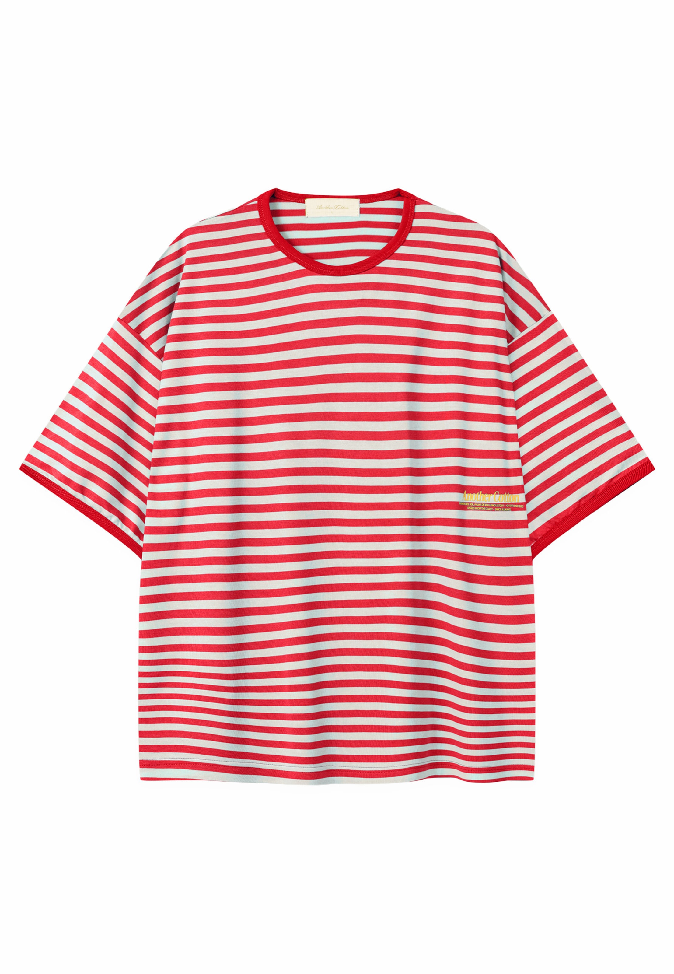 Another Cotton Lab T-shirt i röd: framsida