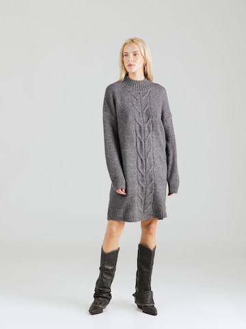 ONLY Knit dress 'MICA' in Grey: front