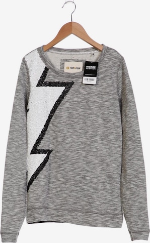 Rich & Royal Sweatshirt & Zip-Up Hoodie in M in Grey: front