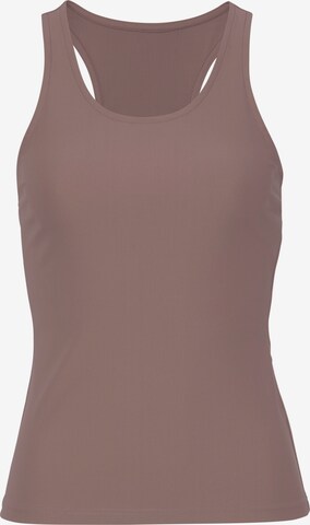 LASCANA ACTIVE Sports Top in Brown: front