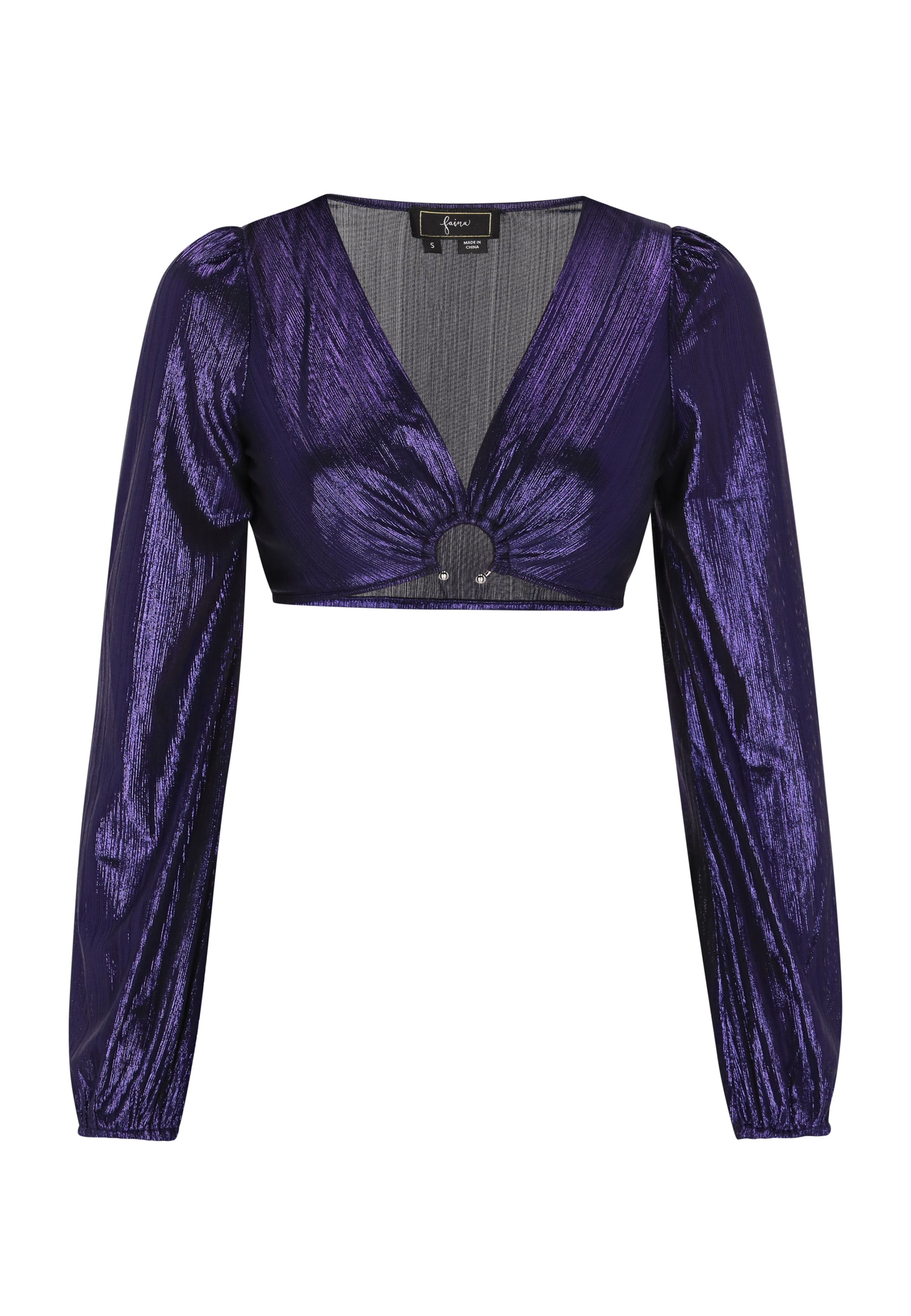 faina Топ в Лиловый: спереди
