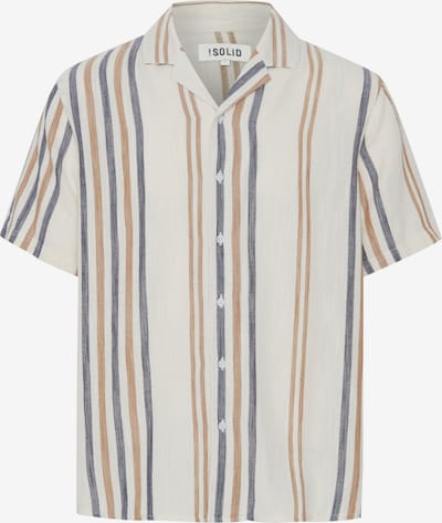 !Solid Рубашка 'Isai' в Желтовато-коричневый / Светло-бежевый / Ночной синий, Обзор товара