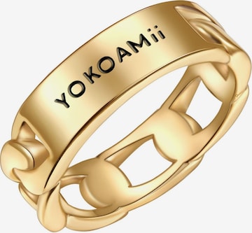 Yokoamii Ring in Goud