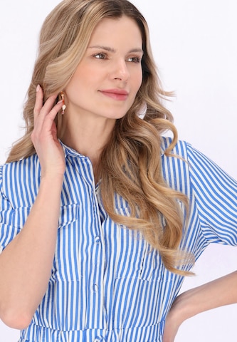 Robe-chemise Usha en bleu