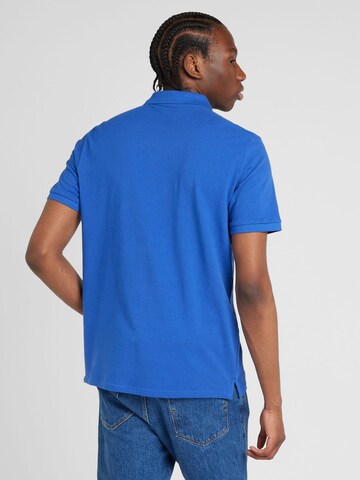 QS Poloshirt in Blau