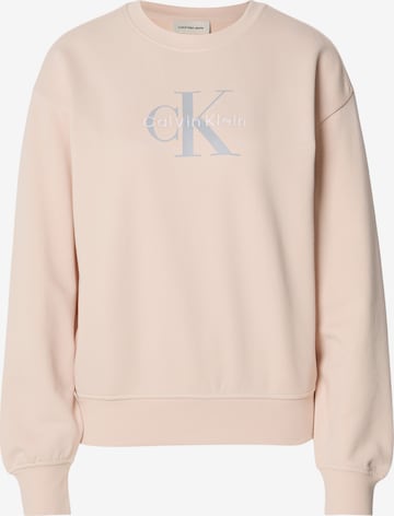 Calvin Klein Jeans Sweatshirt in Orange: front