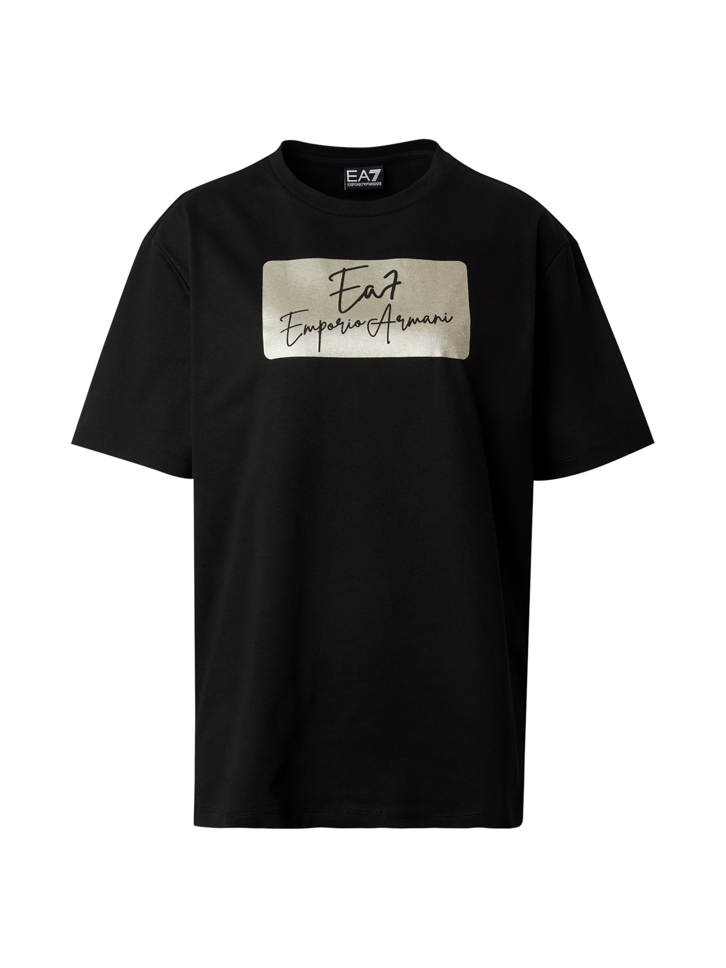 EA7 Emporio Armani - Camisa em preto: frente