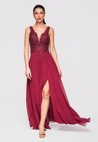 Robe de soirée Ombre en rouge